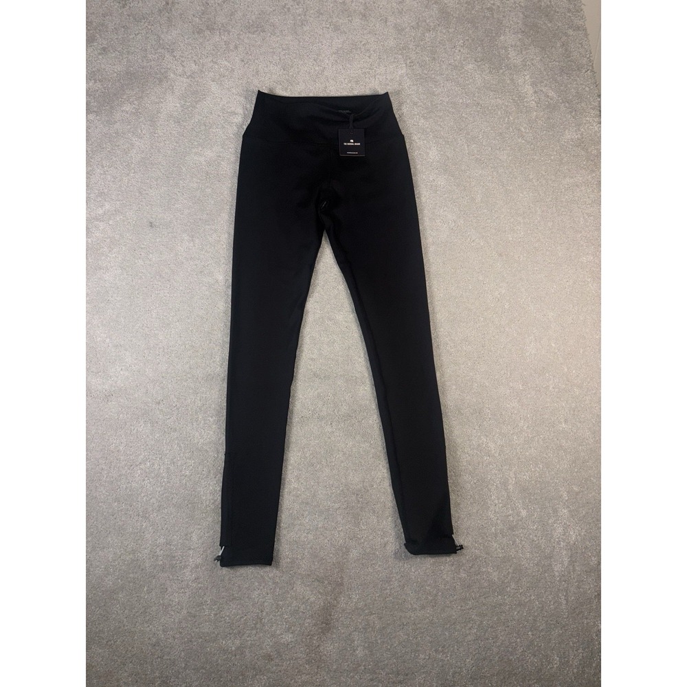 womens the normal brand ankle cinch leggings nwt black small